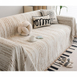 &Scaron;enilinis sofos užvalkalas, auk&scaron;čiausios klasės, universalus keturiems sezonams, neslystantis, dėmėms atsparus sofos antklodė, sofos užvalkalas 180*130cm