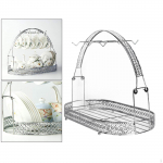 Coffee mug and cup Holder Stand Dishes Organizer Iron Drainer Storage Drying Rack Hook for sidabras