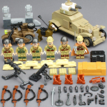 Antrojo pasaulinio karo kareivis Japonijos armija 89 92 Vik&scaron;rinis kovinis tankas Karinis ginklo modelis Sunkiosios &scaron;arvuotos transporto priemonės tipas Statybinės kaladėlės Plytos Žaislas