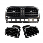 6RD819728/703/704 Suderinamas oro ventiliacijos grotelių komplektas 2011-2013 m. Volkswagen POLO prietaisų skydeliui Passenger/Right Side Matte with Shine Ring