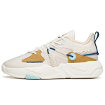 Anta Life Collection Reject Mediocrity Slip Resistant Cushioning Low top Skateboard Shoes Men's White Brown 112138084-4 40