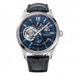 Orient Star Automatinis Modernus Atviras Garantinis Laikrodis, Skeletas, Mechaninis, Japonija, &Scaron;irdis, RK-AV0006L, Vyri&scaron;kas, Tamsiai Mėlynas, 2 Metų Gamintojo tamsiai mėlyna