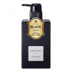 MONNALI Juodoji serija MIHATSU Valomasis bambuko žalias galvos odai Unisex &scaron;ampūnas, 350ml, Anglis, Keratinas, Be silikonų, Priežiūra,