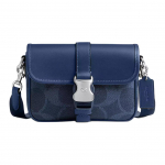 Coach Signature Drobės Mini Rankinė per petį su Sagtuku ir Reguliuojamu Dirželiu Kasdieniam ir Kelionėms Basic Set (Bag+Dust Bag)