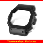 DW5600 Titano Lydinio Kamufliažinis Dėklas Modifikavimo Rinkinys G-SHOCK Casio DW-5600 GWM5610 GMW-B5000 Laikrodžiams Pilnas Titano Metalinis Dėklas Dirželis Atnaujinimas GMW-B5000 black