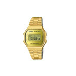 Casio VINTAGE serija-A168 retro klasikiniai maži kvadratiniai kvarciniai judesio dervos dirželis Japoni&scaron;ki ir Korėjieti&scaron;ki laikrodžiai vyri&scaron;ki laikrodžiai auksinis ciferblatas A168WEGM-9 auksas