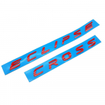 cyhk7 ABS Automobilio Priekinio Variklio Dangčio Lipdukas Emblema Dekoratyvinis Ženklelis Mitsubishi ECLIPSE CROSS Logotipui Transporto Priemonės Galinės Dalies Modifikuoti Lipdukai Priedai raudona