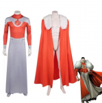 Nenugalimas Cosplay Kostiumas Glaudus Kombinezonas Tampri Kūno Apranga Apsiaustas Chalatas Korsetas Prijuostė Helovino Vaidmenų Žaidimo Pasirodymai M gray