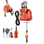 VEVOR 3-in-1 elektrinis keltuvas-gervė, 500 kg talpa, 1500 W ne&scaron;iojama elektrinė gervė, 7,6 m kėlimo auk&scaron;tis, 5 m/min su rankiniu valdymu 23 x 20 x 22 cm