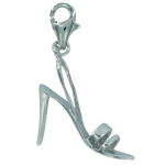Les Tr&eacute;sors De Lily [Q4878] - Pendentif charm argent 'Cendrillon' argent&eacute; (rhodi&eacute;) - 20x18 mm