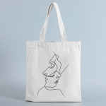 Mados animacinių filmų abstrakčios drobės moteri&scaron;kos didelės talpos atsitiktinis spausdinimas Juokingi pra&scaron;matnūs senovinio meno krep&scaron;iai