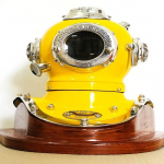 Nardymo &scaron;almas Jūrų jūrų laivyno JAV karinio jūrų laivyno 6 colių nardymo &scaron;almas Mark IV Deep Sea Mini Divers &scaron;almas