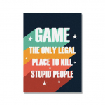 Nordic Funny Text Citata Plakatai ir spaudiniai Need My Video Games Drobės Tapyba &Scaron;iuolaikinės sienų nuotraukos, skirtos žaidimų kambario namų dekoravimui 21cm&times;30cm No Frame