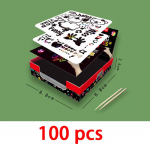 100 vnt Rainbow Scratch Mini Notes popieriniai bloknotai kortelės su 2 ra&scaron;ikliu 2 pie&scaron;imo trafaretas Vaikai pie&scaron;ia tapyba žaislai amatų dovana 100 sheets