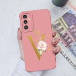 Skirtas Samsung Galaxy A03 A13 A14 A31 A50 A51 A52 A54 A71 dėklas Skystas silikoninis gėlių raidžių mink&scaron;tas dangtelis Samsung Galaxy telefono buferio krep&scaron;ių dėklai Samsung A14 4G/5G