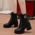 2023 m. rudens ankstyvi žiemos batai, moteri&scaron;ki auk&scaron;takulniai batai, prekės ženklo juodi raudoni moteri&scaron;ki žieminiai batai ant kulk&scaron;nies