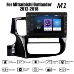 8 colių Android automobilio radijo daugialypės terpės vaizdo grotuvas, skirtas Mitsubishi Outlander 2012-2018 su mygtuko rankenėle WiFi BT 2 Din 1+32GB