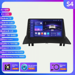 7862 System 2din Android Autoradio, skirtas Renault Megane 2 2002-2009 Automobilių radijo Daugialypės terpės vaizdo grotuvas Sumanus ekranas GPS navigacijos galvutė Carplay 4G S4 8Core 4G 32G AI