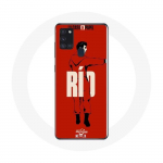 Coque Samsung Galaxy A21S La casa de papel Rio dessin