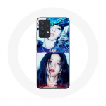 Coque pour Samsung Galaxy A13 5G Blackpink Groupe K-pop Filles Lisa et Jisoo Lovesick girls poster the album