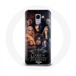 Coque pour Samsung Galaxy A8 2018 Game of Thrones Saison 8 Le Tr&ocirc;ne de Fer L'affiche de L'&eacute;quipage L