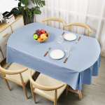 Ovali staltiesė Vandeniui atspari Aliejui atspari PVC stalo užtiesalas Dėklas Dekoratyvinis Valgomojo stalas Kavinė Vestuvių dekoras Gražus stalo užtiesalas 140x220cm 1pcs