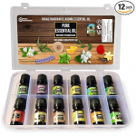 Parag Fragrances Pure, Natural & Organic Essential Oils Set (Pure 12 in 1) Pure 12 in 1