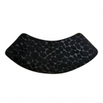 Vonios grindų kilimėlis akmenukų dizainas Coral Velvet Neslystantis vandenį sugeriantis Greitai džiūstantis vie&scaron;bučio vonios kilimėlis Svetainės kilimėlis juoda