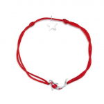 925 sterlingų sidabrinė raudona virvinė apyrankė klasikinė laiminga apyrankė, tinkanti karoliukai, žavesio apyrankės, papuo&scaron;alai &bdquo;pasidaryk pats&ldquo;