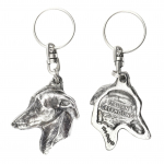 Italian Greyhound, Italian Sighthound - Silver-plated dog pendant, handbag decoration, backpack pendant by Art-Dog brand sidabras