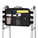 Walker Bag Accessories Oxford Cloth Easy to Attach Carry Pouch with Cup Holder Folding