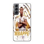 Coque Maniacase pour Samsung Galaxy s22 Kylian Mbappe Real Madrid wallpaper celebration