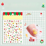 5D Kawaii vaikų animacinių filmų nagų dailės lipdukas Animacinis lipnus popierius Mielas dizainas slankiklis nagų dekoravimas