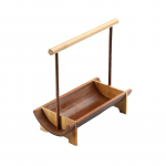 Ne&scaron;iojamas bambukinis ne&scaron;iojamas užkandžių krep&scaron;elis, stalinis gaivinimų dėklas, džiovintų vaisių padėklas, laikymo vaisių užkandžių krep&scaron;elis, desertinė lėk&scaron;tė