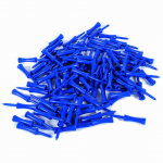 100 vnt. Plastikinės mėlynos 68 mm golfo aik&scaron;telės atramos laiptuotos Golfo aksesuaras įrankis golfo sportui