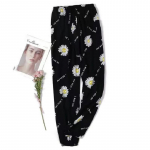 Moteri&scaron;kos vasarinės medvilnės &scaron;ilko nuo uodų laisvos paplūdimio Bloomers pižamos kelnės Plus Size (120-160lbs)