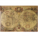 71 x 50 cm retro vintažinis senovinis gaublio pasaulio žemėlapis matinio rudo popieriaus plakatas namams