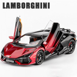 1:24 Lamborghini Revuelto Super Sportinis Automobilis Lydinio Automobilis Die-cast Žaislinis Automobilis Metalinis Žaislinio Automobilio Modelis Garsas ir &Scaron;viesa Atitraukiamas Kolekcija Vaiki&scaron;kas Žaislas raudona