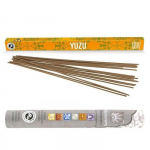Encens japonais Yuzu 12 b&acirc;tonnets + encens ayurv&eacute;dique 14 b&acirc;tonnets