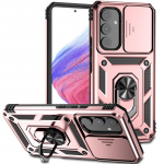 &bdquo;Samsung Galaxy A14 A34 A54 5G&ldquo; dėklas, slankiojantis, apsaugantis nuo kameros, &scaron;arvuotas telefono dėklas, skirtas &bdquo;Samsung A54 A 14 34 54&ldquo; magnetinio laikiklio žiedo dangteliui For Galaxy A14 5G sidabras