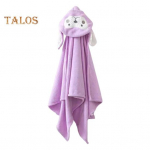 Gobtuvas kūdikiams, sugeriantis chalatas, animacinių gyvūnų ra&scaron;to koralų aksominis apsiaustas mergaitėms, berniukams, mažyliams, namams, baseinui 1pc žalia