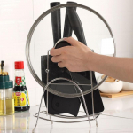 Pjaustymo lentos laikiklis nerūdijančio plieno pjaustymo lentų stovas Virtuvės organizatorius pjaustymo lentai Virtuvės laikymo organizavimo stovas