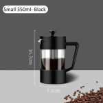 350ML/600ML/1000ML Prancūzi&scaron;kas presas Kavos virimo aparatas Auk&scaron;to borosilikatinio stiklo Namų kavos virimo aparatas Pieno putų plakiklis Kavos priedai
