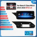 Hizpo Octa Core 2 Din Automobilio Radijas Palaikantis Carplay Android Auto I&scaron;manusis RDS Mercedes Benz W212 E Klasės:E200 E230 E260 E300 S212 2015-2016 NTG5.0 6W 6G 64G