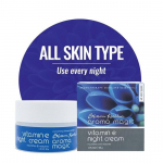 Aroma Magic Vitamin E Night Cream| Repairs, replenishes, & lightens blemishes| Carrot & lotus extract, sunflower oil| All Skin Type -50g