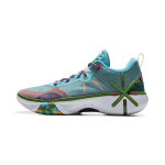 Li Ning Wade Patogūs Universalūs Neslidūs Atsparūs Dėvėjimuisi Žemo Aulo Krep&scaron;inio Batai Vyrams sportbačiai Mėlyni Žali ABPV021-5 42⅓