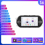 Ossuret Autoradio DSP 7'' 7862 I&scaron;manusis ekranas 2din Android automobilio radijas Multimedia vaizdo grotuvas Fiat Tipo Egea 2015 2016 2017 GPS Carplay 4G RDS S6 8Core 6G 64G AI