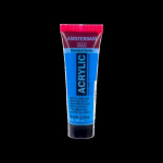 Peinture acrylique en tube - Bleu m&eacute;tallique - 834 - Amsterdam - 20ml