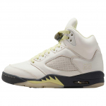 Air Jordan 5 Retro Luminous Green Moteri&scaron;ki sportbačiai Cream Sail Anthracite IM7592-130 35.5