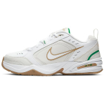 Nike Air Monarch IV Balti Laimingos Žalios Auksinės Vyri&scaron;ki Sportbačiai Phantom-Grey Metallic-Gold 415445-103 41
